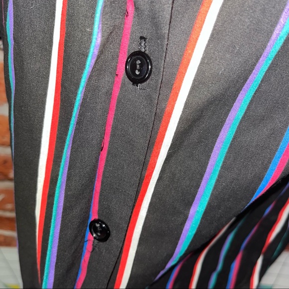 Rhapsody vintage Striped deadstock new with tags Large NWT - Picture 6 of 9